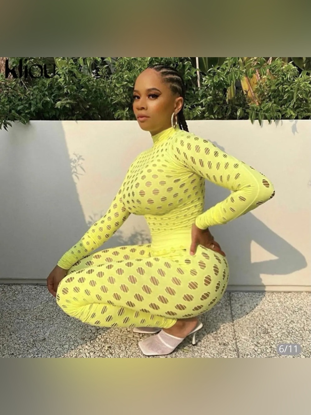 NWT Fashion Nova Yellow Enough Play Jumpsuit Size 1X - Picture 12 of 14